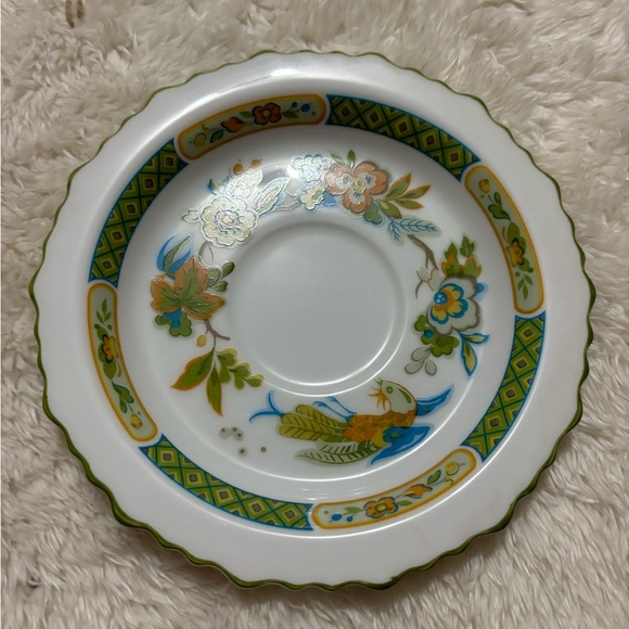 Vintage Sango One World Jade Garden saucer - Picture 1 of 3
